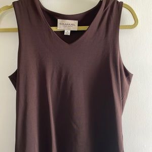 emanuel ungaro brown top
